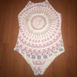 Halter mandala one piece swimsuit